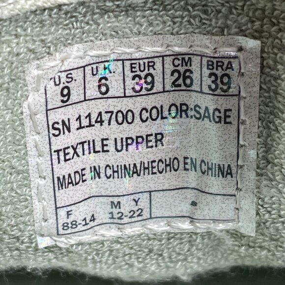 Skechers BOBS Beyond Sprouting Love Shoes Womens Size 9 Sage Slip On Sneaker - Picture 15 of 15